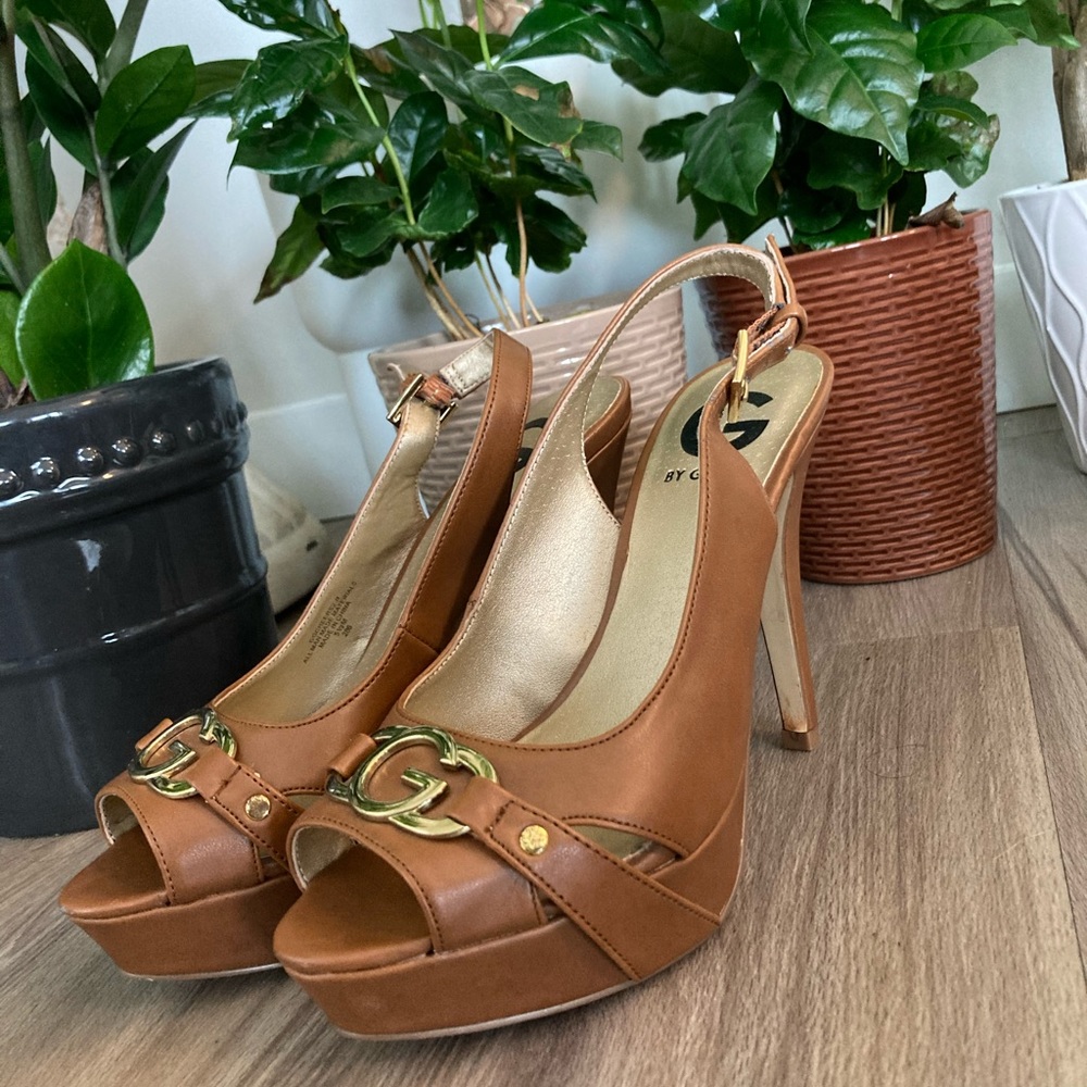 Guess Open-Toed Heels - Sz 5.5